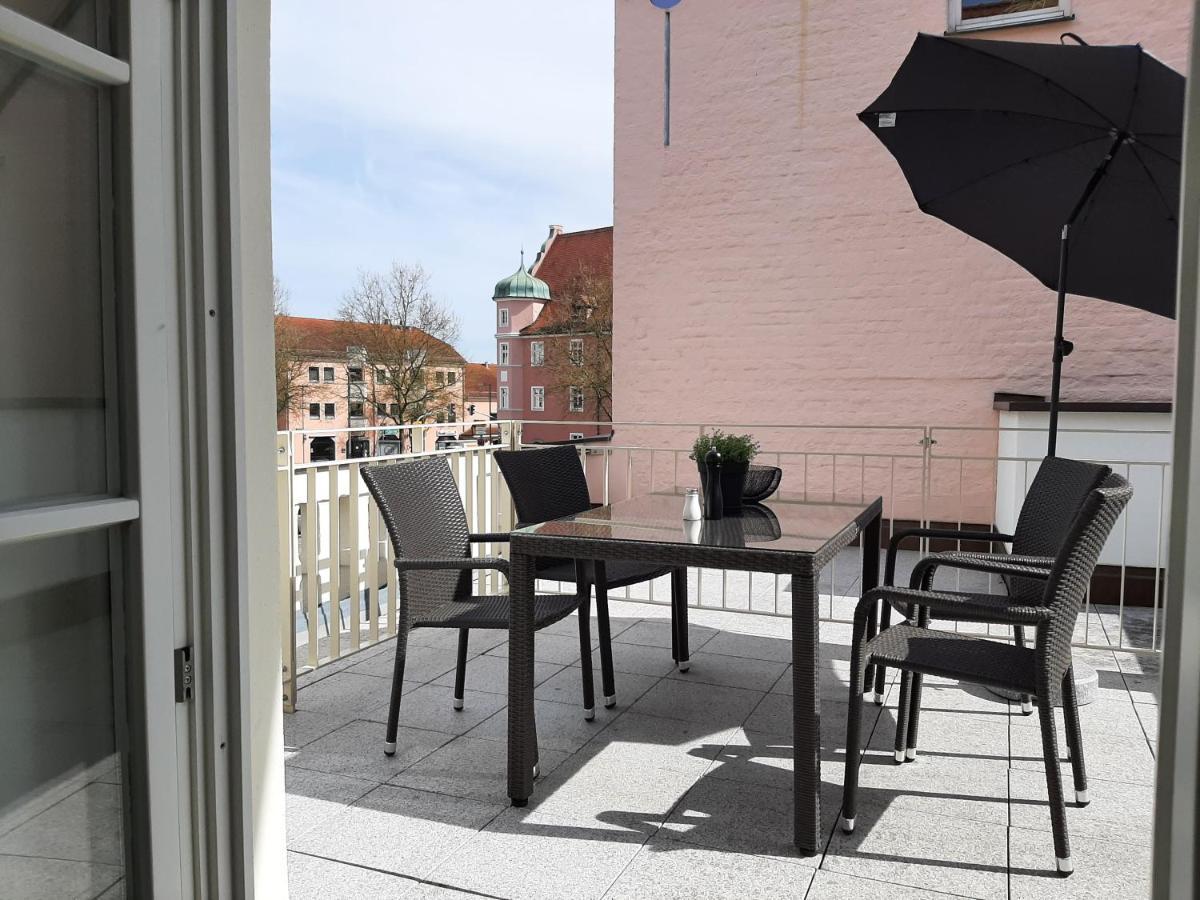 Apartment 4-6 Personen I 80Qm I Altstadt I Dachterasse I Parkplatz Straubing Eksteriør bilde