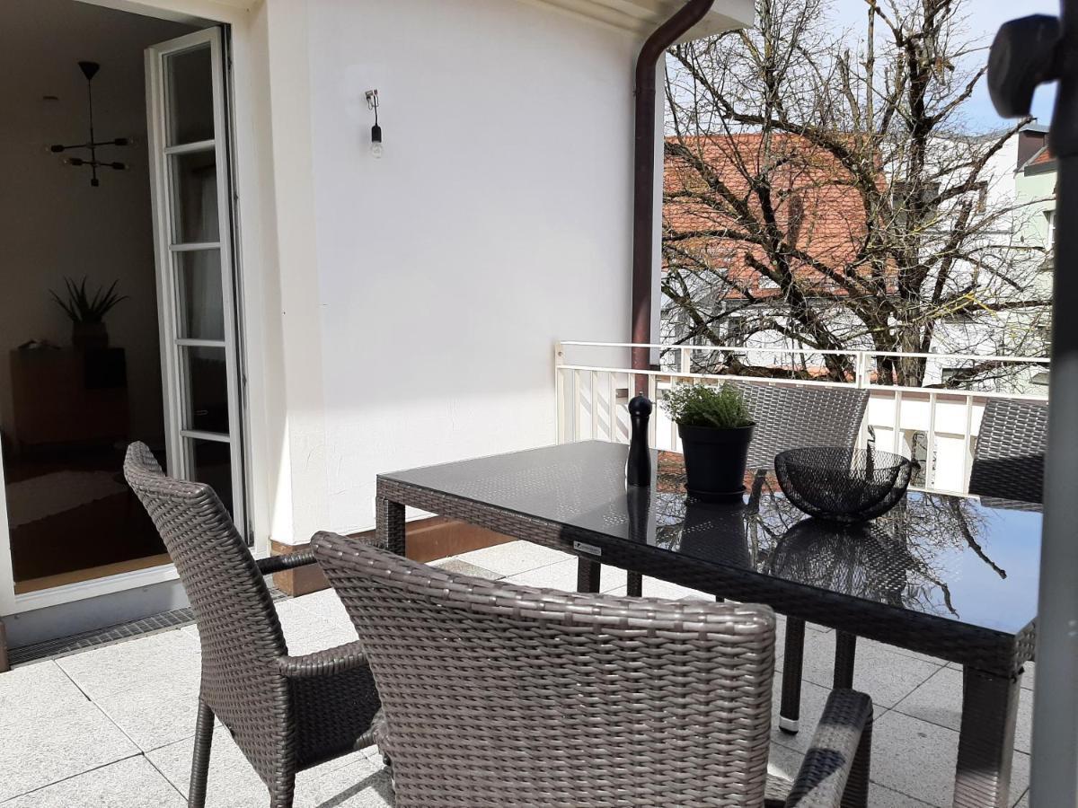 Apartment 4-6 Personen I 80Qm I Altstadt I Dachterasse I Parkplatz Straubing Eksteriør bilde